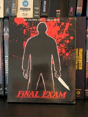 Final Exam (1981) 4K + Blu Ray Dark Force w/Slipcover New Out Of Print Read!