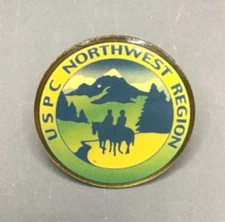 USPC United States Pony Clubs Northwest Region vintage pin