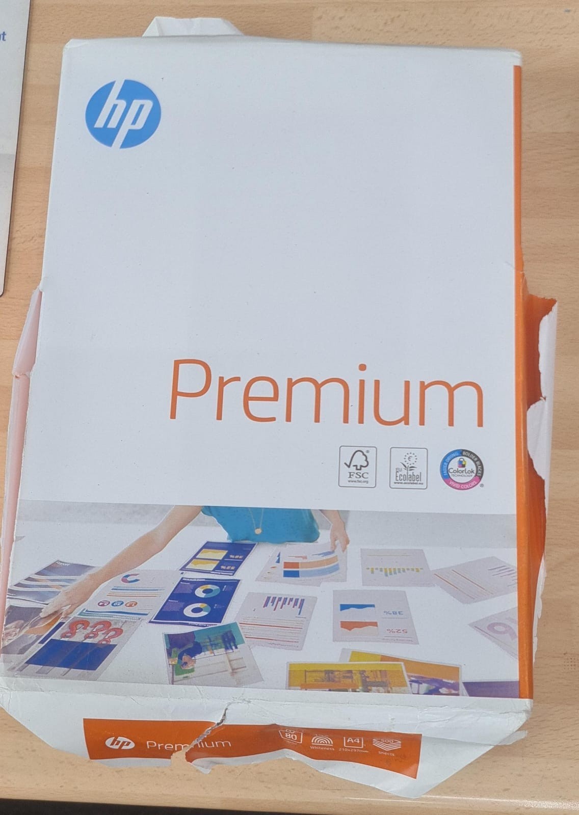 HP Premium 80gsm Paper A4 - 5 Reams (2500 Sheets)