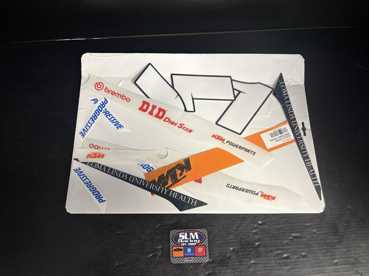 Ktm Factory Edition Decal Kit( Numbers And Swingarm Decals Only