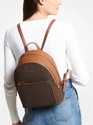 Michael Kors Adina Medium PVC Leather Backpack Bookbag  display picture 3