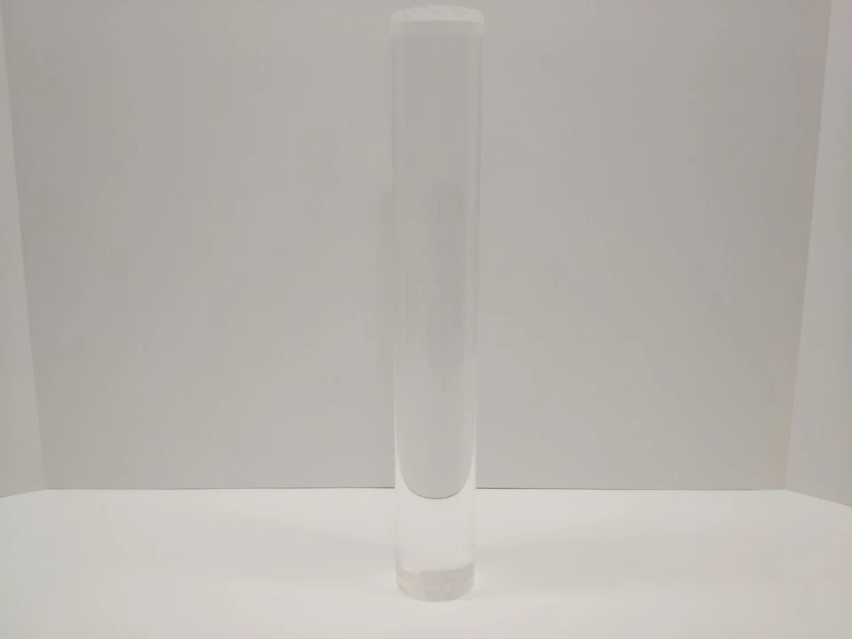 Acrylic Extruded Round Rod, Clear 2" Dia x 13" L - Image 2 of 4