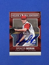 SPENCER MORAN Autograph 2014 Panini Elite card auto RAYS #82 signed
