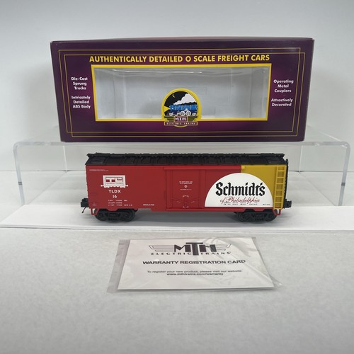 MTH Premier 20-94249 Schmidt’s of Philly Beer Reefer O Gauge NEW #16 - Picture 2 of 15