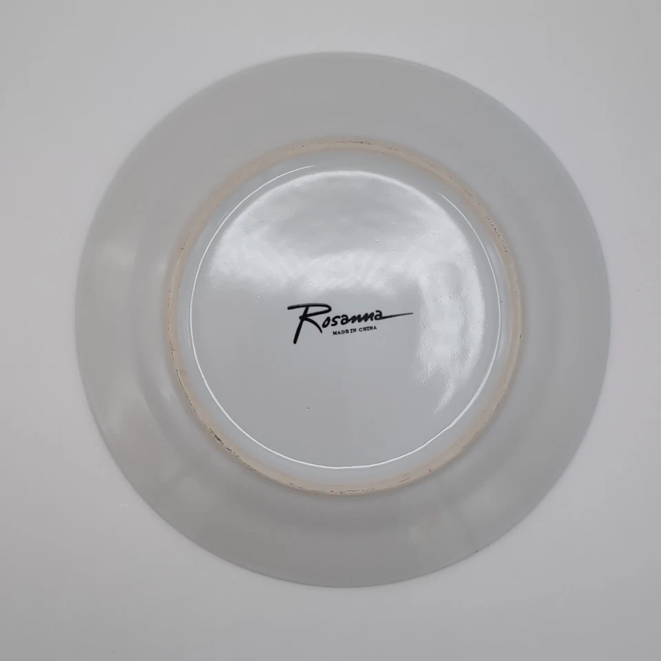 4 Platos Rosanna Fancy Waiters Servir Bebidas Saludos Darling Etc 8" 4 Diseños Foto 4 de 4