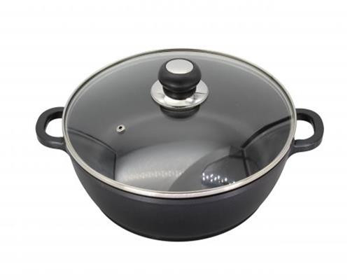 KrüGer Aluguss Servierpfanne Schmorpfanne Mit Deckel Delta 28 Cm 4006776054885-image