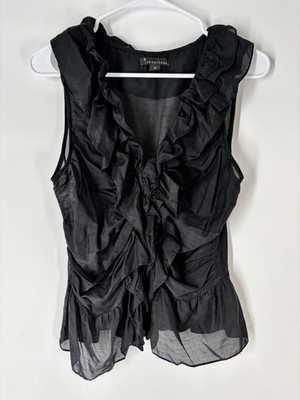 Twenty One Sz M Fairy Grunge Whimsigoth Ruffled Sheer Dark Romantic Dainty Silky