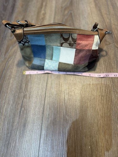 Coach Vintage Multicolor Patchwork Demi Hobo Shoulder Bag Purse - Bild 7 von 7