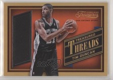 2013-14 Panini Timeless Treasures Treasured Threads Tim Duncan #13 HOF 6l7