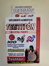 Testiton 100 Tabletas Multivitaminico 100% Natural Fisico y Sexual