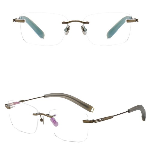 New Runway Eyewear RT-832 Rose Gold Titanium Eyeglasses 48  display picture 1