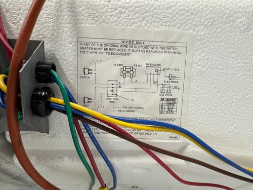 Casa rodante Suburban SW6DEC 6 galones gasolina/eléctrica calentador de agua remolque cámper NUEVO - Imagen 10 de 12