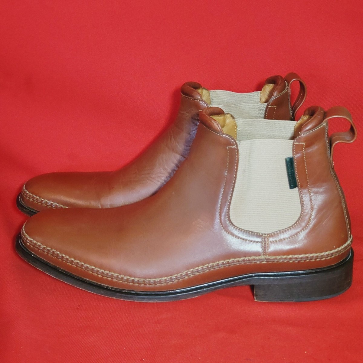 HS Trask Mens Brown Leather Chelsea Ankle Boots Size 12M | eBay display picture 2