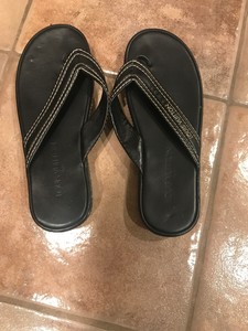 lv black sandals