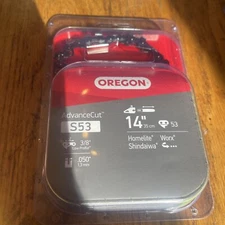 New Oregon AdvanceCut 14" Chainsaw Chain S53, 3/8", .050", 53T Shindaiwa Worx