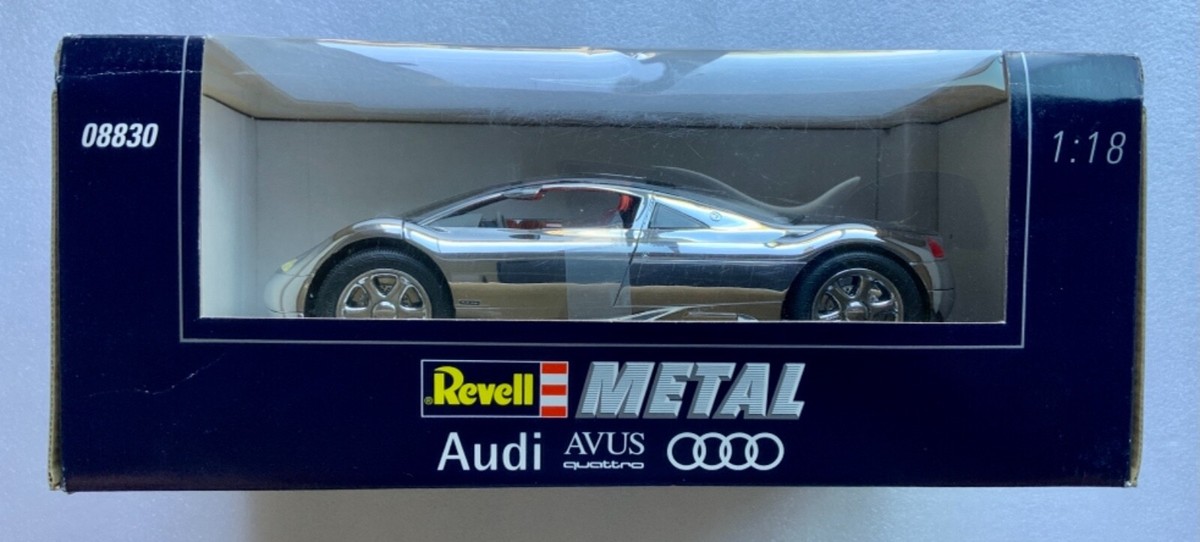 Revell社Audiダイキャストメッキ1/18レア REVELL METAL 1:18 AUDI AVUS QUATTRO | eBay