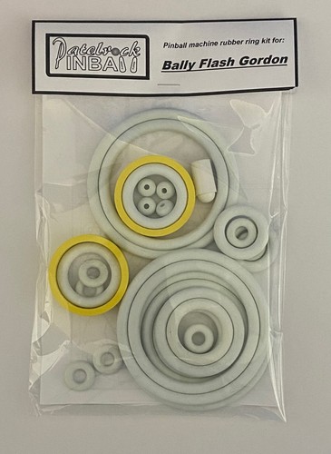1981 Bally Flash Gordon Pinball Machine Rubber Ring Kit - 第 1/3 張圖片