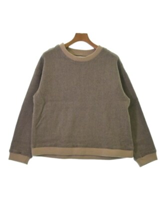 MYTHINKS Sweatshirts BrownxBeige S 2200530758107
