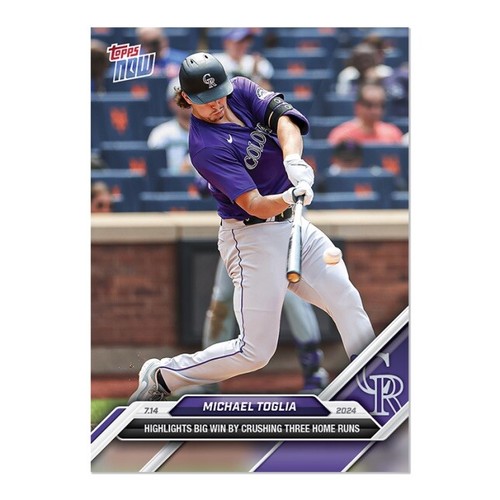 2024 Topps Now 420 Michael Toglia