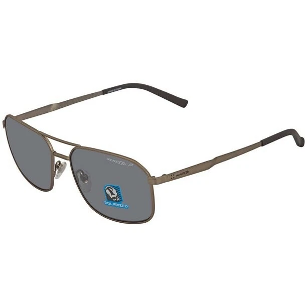 ARNETTE Kallio AN3079 706 81 Rbr Gunmetal Polarized Dk Grey Aviator Sunglasses