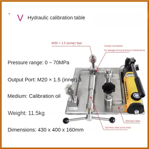 Portable Gas Pressure Pump Handheld Gas Pressure Source Calibration Station - Picture 26 of 27