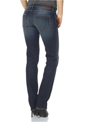 Only Straight Auto Low Jeans NEU W26-W32 / L32 Damen Hose Stretch Blau Dark Used