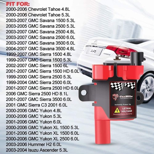 Paquete de bobinas de encendido tipo redondo CARBOLE (V8 Chevrolet y GMC) - Imagen 5 de 7
