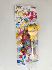 Pop Ups Lollipops Nickelodeon Nicktoons Rugrats Angelica Flix Candy NIP NEW