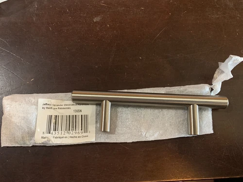 BAR PULL 3" c-c Satin Nickel Kitchen Cabinet Hardware Drawer Pull 136SN New! - Picture 1 of 5