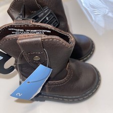 Garanimals Brown Faux Leather Cowboy Boots Toddler/Infant New With Tags