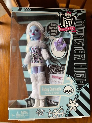 Monster High Doll Abbey Bominable MIB 2011 Retired