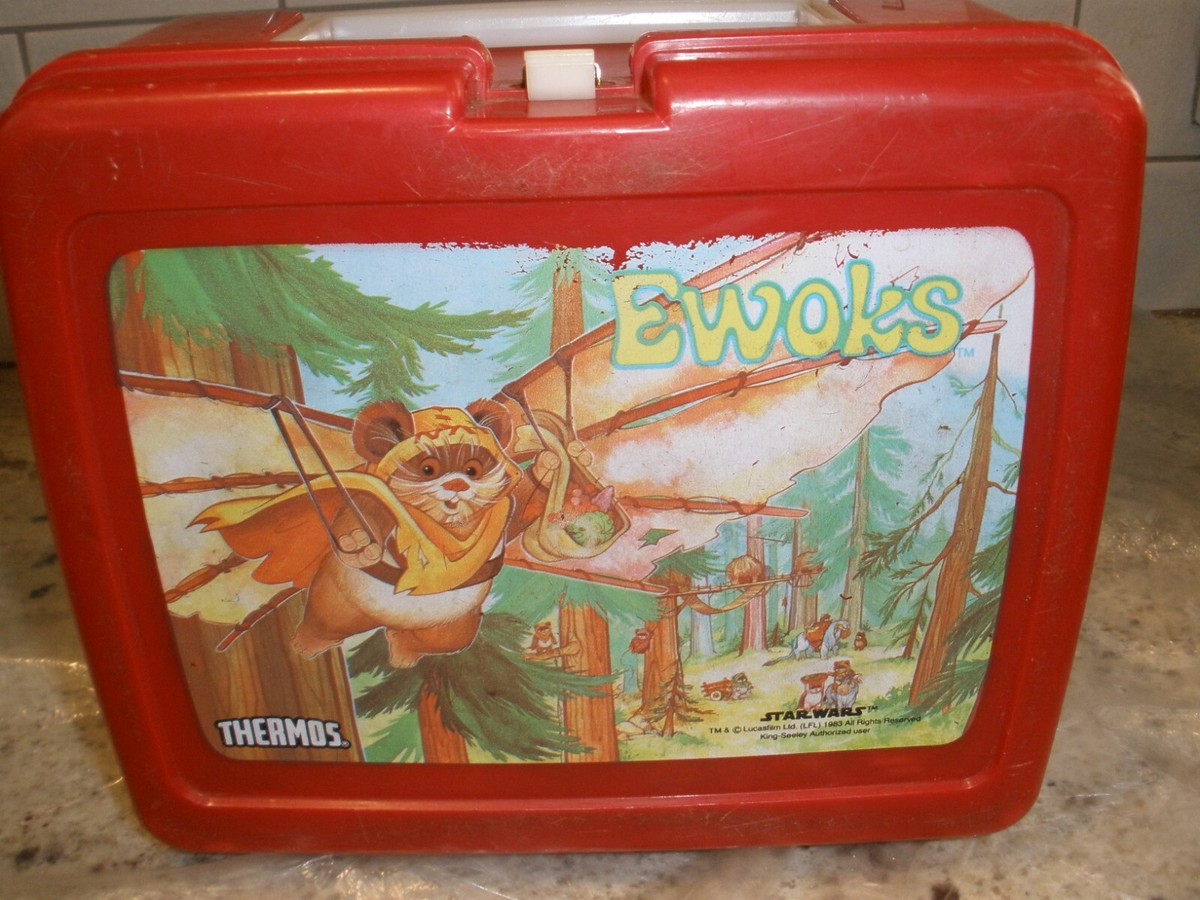 Vintage Thermos Lunchbox Star Wars Ewoks Plastic Lunch Box 80's | eBay