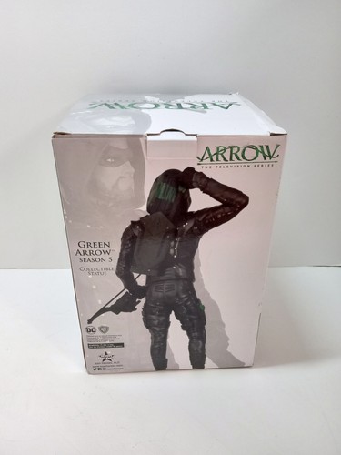 LOT OF 2 DC CW GREEN ARROW S. AMELL STATUES ICON HEROES SEASON 5 + BLACK CANARY - Picture 18 of 22