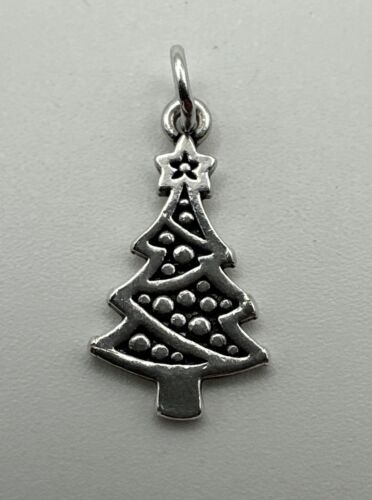 James Avery Adorned Christmas Tree Charm Sterling 