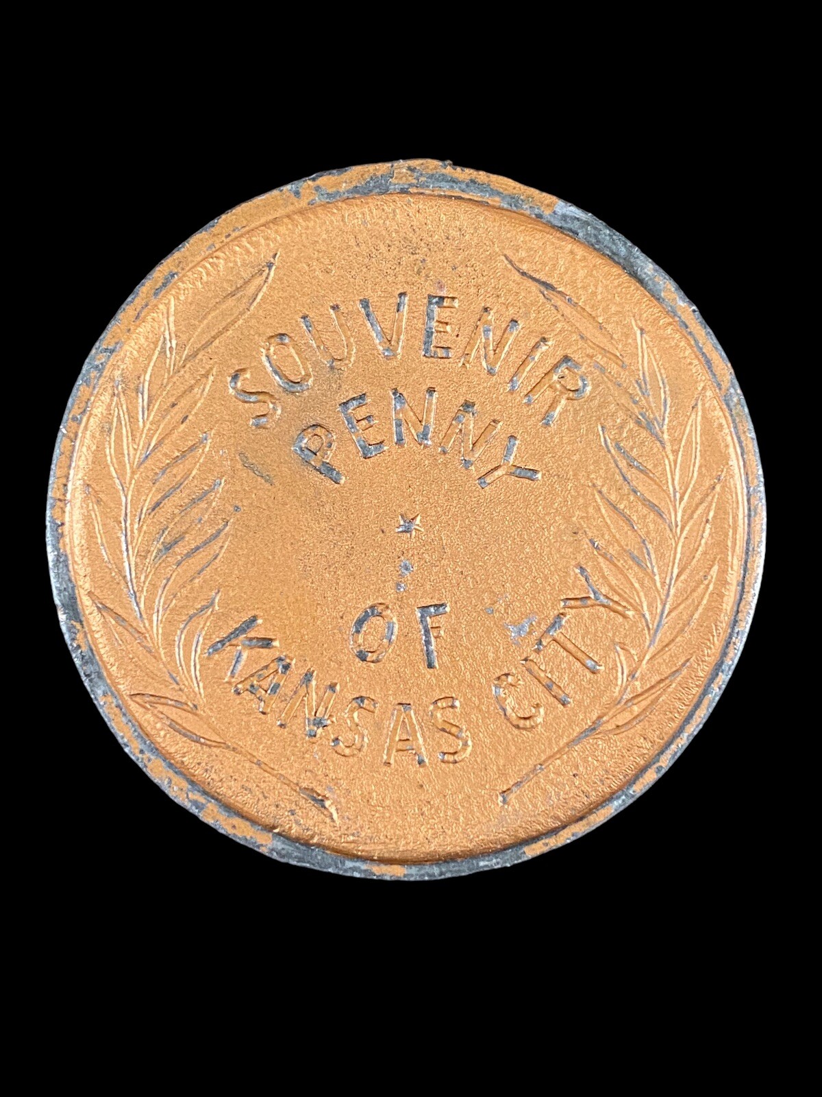 Large Lucky Penny 1922 Souvenir Kansas City Indian Head Chief eBay