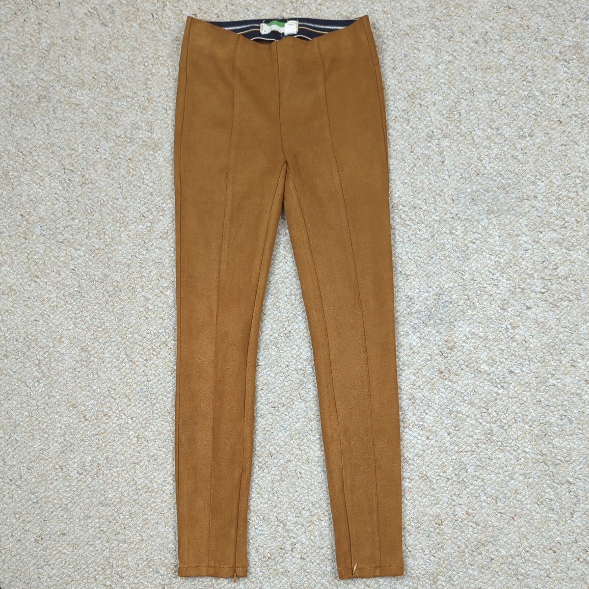Anthropologie Legging Pant Womens 25 Cedar Brown Pull On Faux