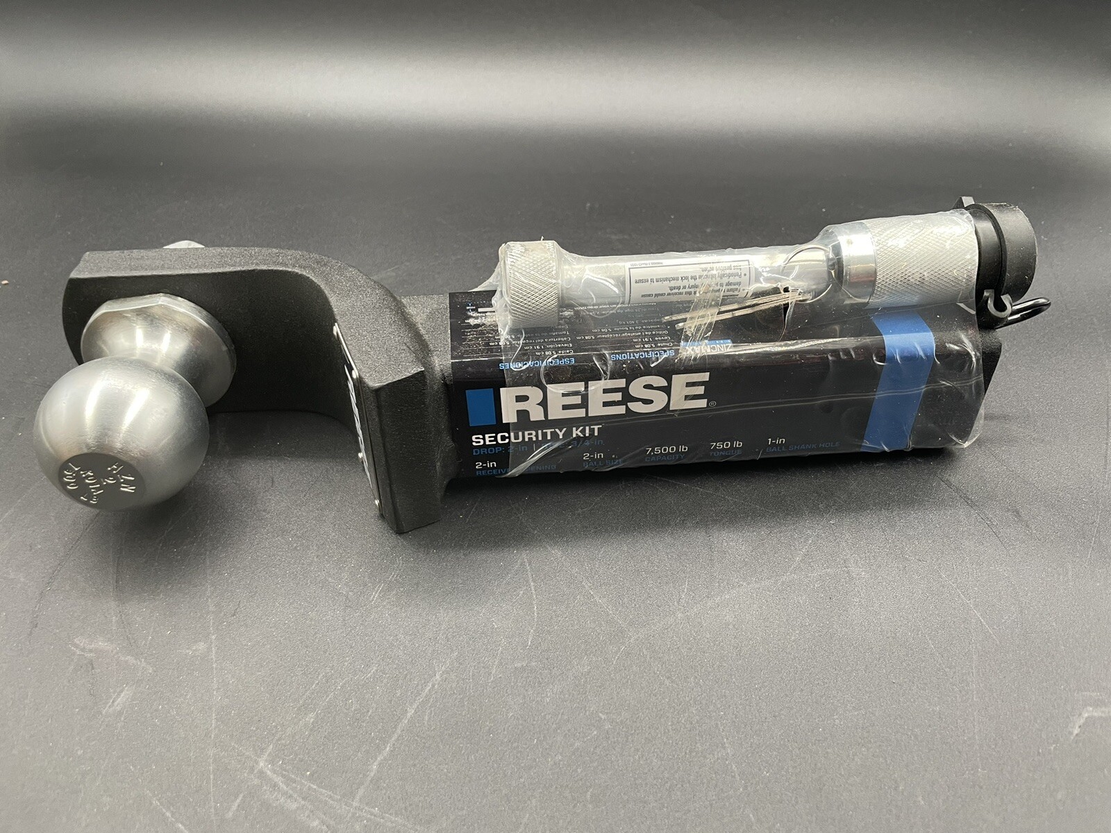 REESE #7096600 Security Kit Receiver, 2” Drop, 3/4” Rise, 7500 LB Cap W ...