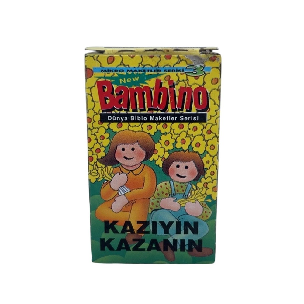 Vintage  Bambino Turkish Cardboard Model 1990s World Figurine Models Series