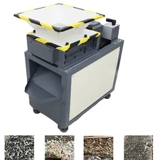 INTBUYING®Double Shaft Garbage Shredding Scrap Metal Shredder Machine 220V 1.5KW