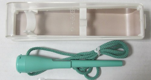 Vintage Parker Sea Green Slinger Watch Pen, Ballpoint Cord For Neck New in Box - Picture 4 of 5