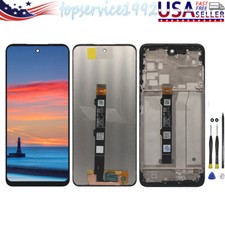 For Motorola Moto G 5G 2022 XT2213-3 LCD Display Touch Screen Digitizer Frame