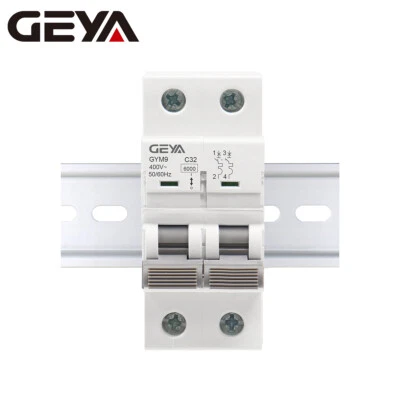 GEYA MCB Mini Circuit Breaker Double Pole 6 10 16 25 32 40 50 63 80 100 125Amp
