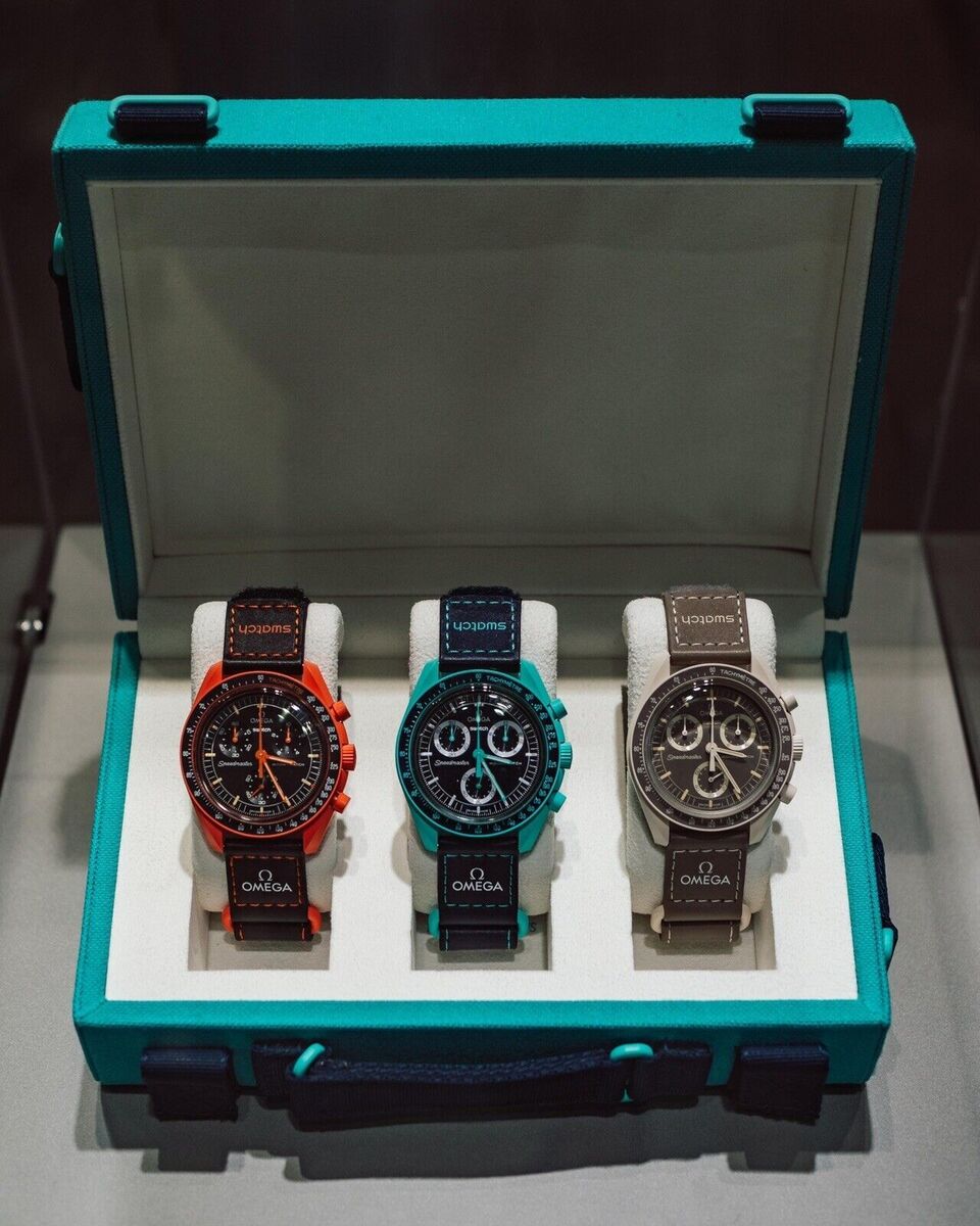 Swatch x Omega Bioceramic Moonswatch Mission To Earth Lava Swatch x Omega Bioceramic Moonswatch Mission To Earth Lava
