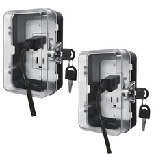 Proof Outlet Lock Box with 2 Durable Keys - Heavy Duty Safety Cover for Baby ...