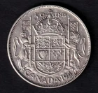 Canada 1947 50c Half Dollar Silver Coin King George VI  .800 Silver ST 7L