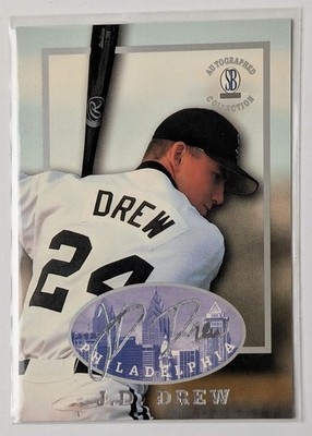 1997 Score Board Autographed Collection J.D. Drew #3 PRC