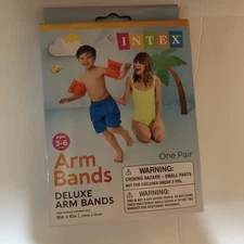 Intex Kids Pool Floaties Deluxe Arm Ring Band Floats 9" x 6" Child Ages 3-6