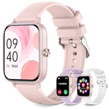 Pink DIY DIY Dial - Smart Watch for Women with Bluetooth -1.85"