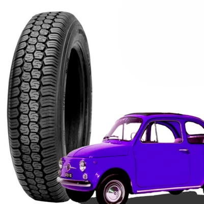 Pneus pneus 125 12 C 81J FIAT 500 EPOCA pneus 125 R12 8PR couvertures 500 M+S - Photo 1/3