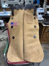 Western  Cowboy Batwing Work Chaps - Custom-Made In USA